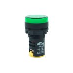 Piloto Indicador verde (Ø22mm) de 24V Gralf — GF-22G-24