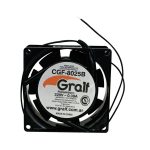 Turbina 220v 80x80x25mm Ruleman Gralf — CGF-8025B - Imagen 2