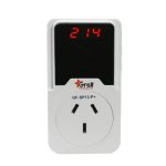 Protector de tensión enchufable configurable con voltímetro Gralf — GF-SP13-P+ - Imagen 2
