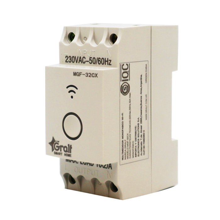 Multimedidor Monofásico Wi-Fi Gralf — MGF-32CX - Imagen 2