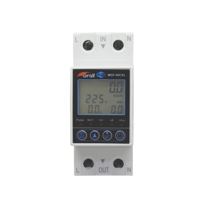 Multimedidor monofásico inteligente Wi-Fi, con display Gralf — MGF-60CXL - Imagen 2