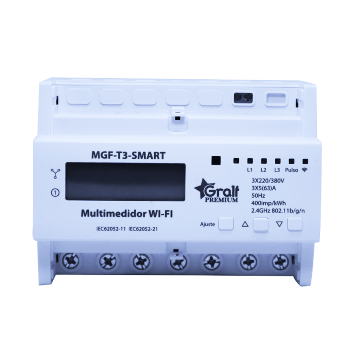 Multimedidor Trifásico WI-FI Gralf — MGF-T3-SMART - Imagen 2