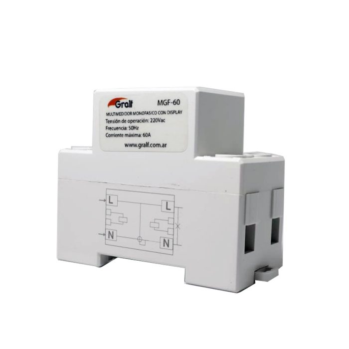Multimedidor monofásico con display Gralf — MGF-60 - Imagen 2
