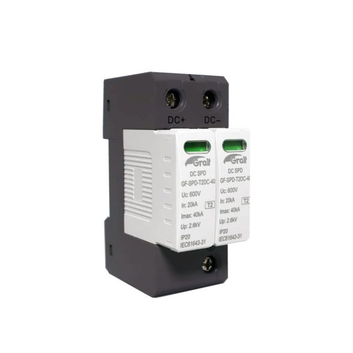 Protector contra sobretensión transitoria DC Gralf — GF-SPD-T2DC-40 - Imagen 2