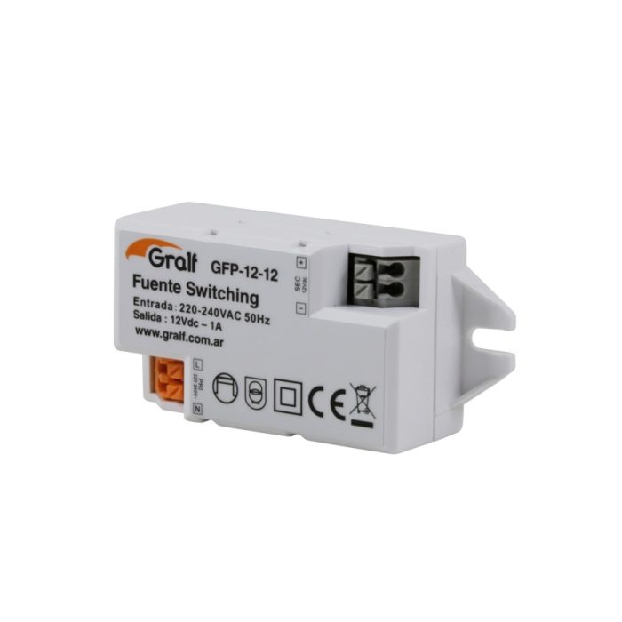 Fuente Switching Interna 12V 1A Gralf — GFP-12-12 - Imagen 3
