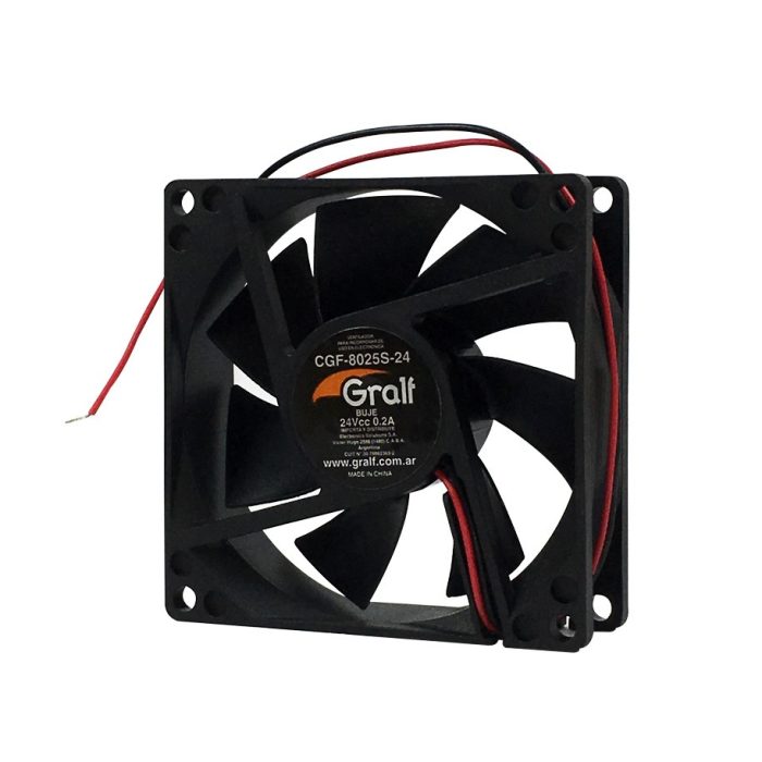 Turbina 24v 80x80x25mm Buje Gralf — CGF-8025S-24 - Imagen 3