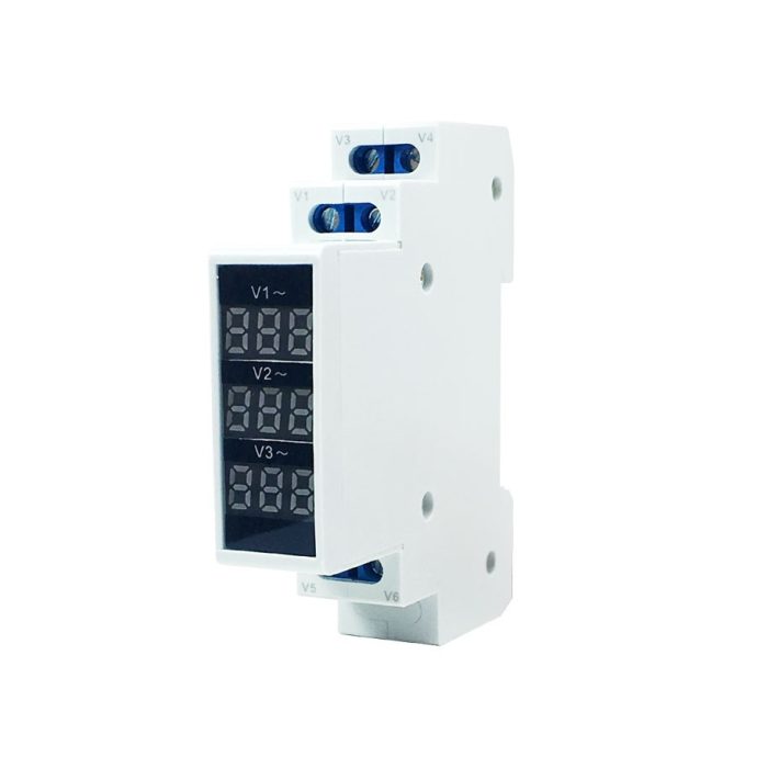 Voltímetro modular trifásico Gralf — GF-500VR3 - Imagen 3