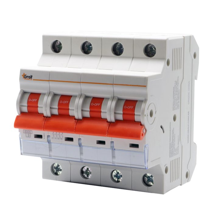 Interruptor Termomagnético 4P C50 6kA Gralf — EPB-63Me4PC5060 - Imagen 3