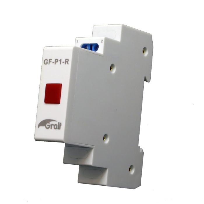 Piloto Indicador modular monofásico rojo Gralf — GF-P1-R - Imagen 3