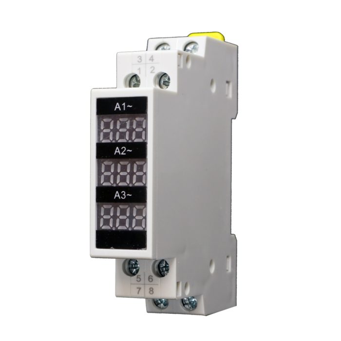 Amperímetro modular trifásico Gralf — GF-100AG3 - Imagen 3