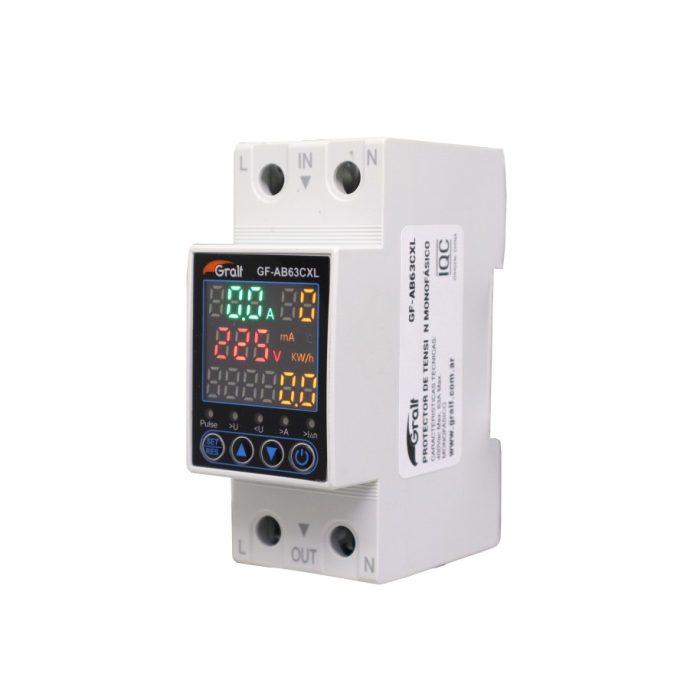 Protector de tensión Plus con indicador de consumo Gralf — GF-AB63CXL - Imagen 3