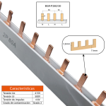 Peine de conexión bipolar 80A Gralf — BGR-P280 - Imagen 3