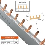 Peine de conexión tripolar 80A Gralf — BGR-P380 - Imagen 3