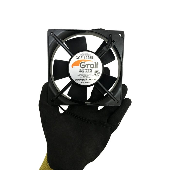 Turbina 220v 120x120x25mm Ruleman Gralf — CGF-1225B - Imagen 4