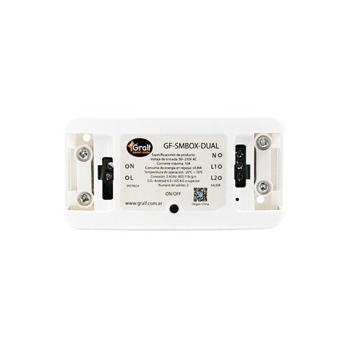 Interruptor Inteligente Wi-Fi Gralf — GF-SMBOX-DUAL - Imagen 4