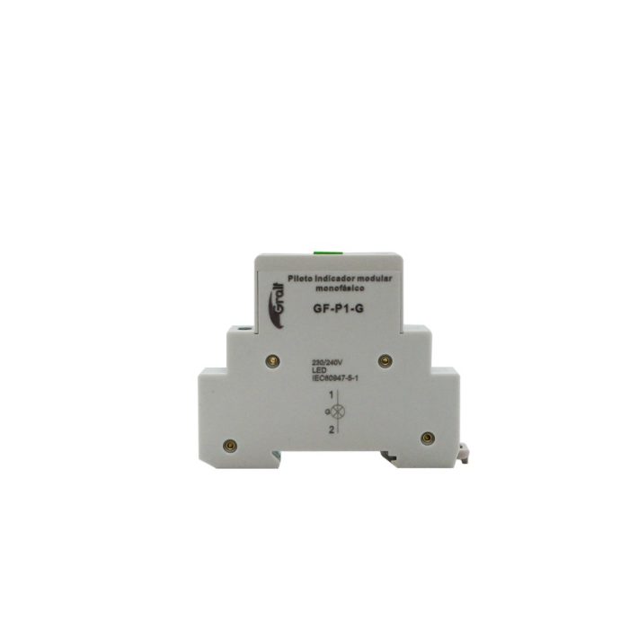 Piloto Indicador modular monofásico verde Gralf — GF-P1-G - Imagen 4