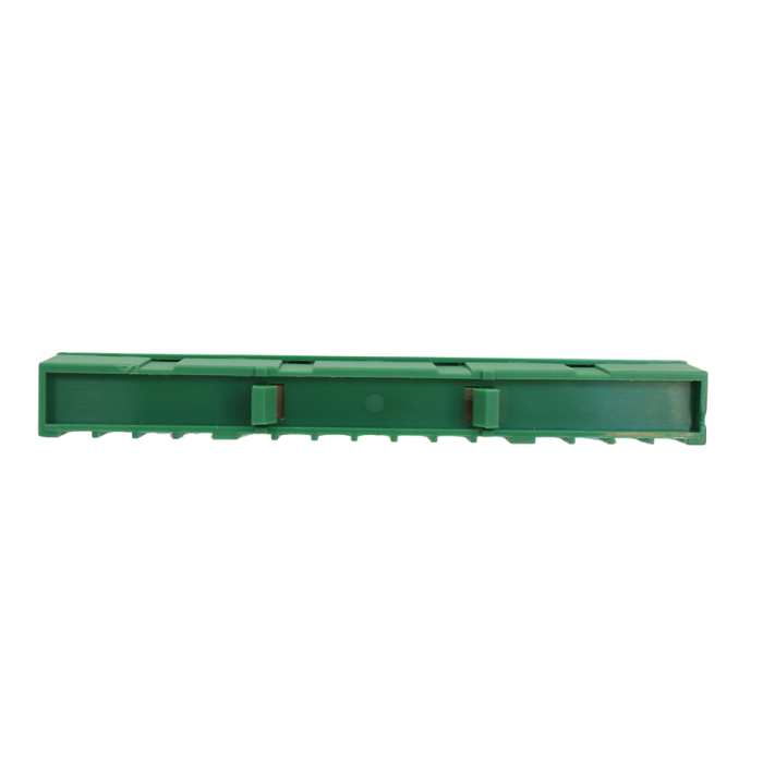 Bornera de distribución verde, 1p, 15 entradas. Gralf — BGR-i15/G - Imagen 4