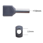 Puntera tubular Tiff 2.5 Gralf — BGR-TIFFD25 - Imagen 3