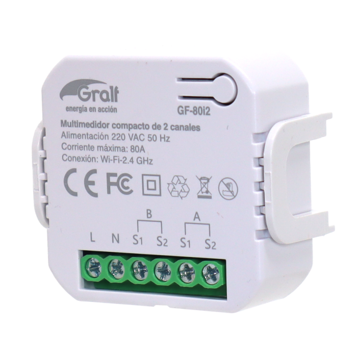 Multimedidor compacto de 2 canales Gralf — GF-80i2 - Imagen 4