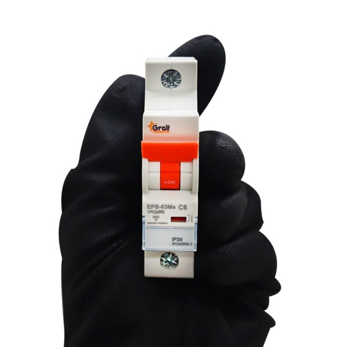 Interruptor Termomagnético 1P C6 6kA Gralf — EPB-63Me1PC0660 - Imagen 5