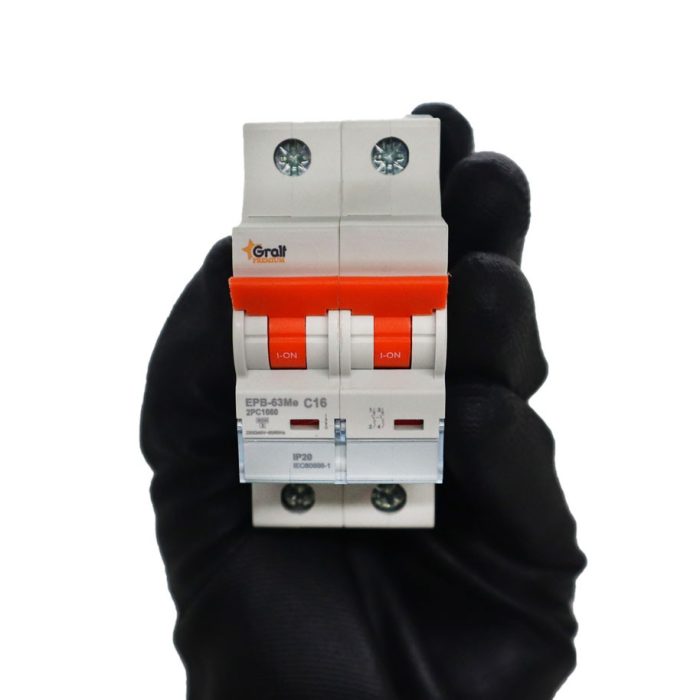Interruptor Termomagnético 2P C16 6kA Gralf — EPB-63Me2PC1660 - Imagen 5