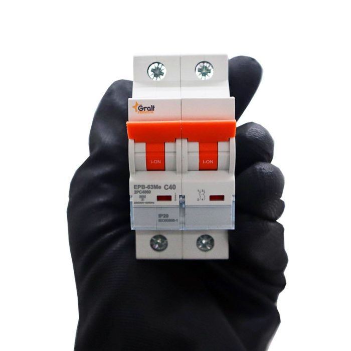 Interruptor Termomagnético 2P C40 6kA Gralf — EPB-63Me2PC4060 - Imagen 5